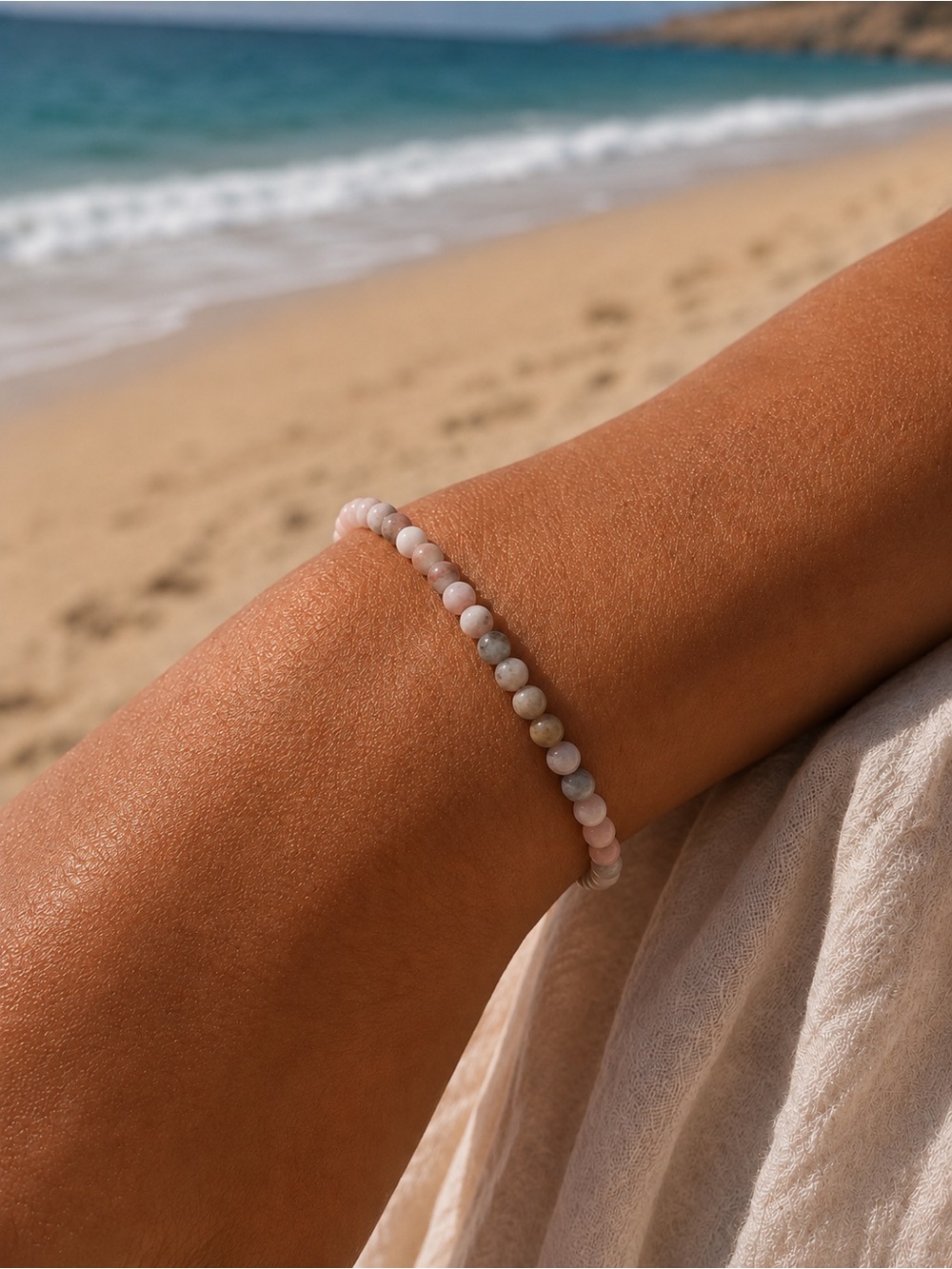 Pink Opal Bracelet/Anklet- Made to Order